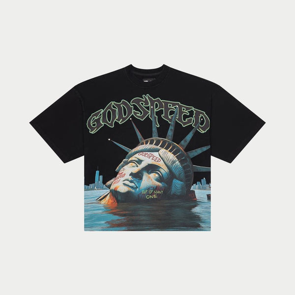 Godspeed “Sunken Liberty” Black Tee