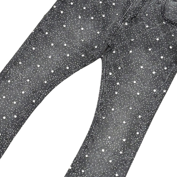 Vicious “Embellished Stone” Grey Jeans