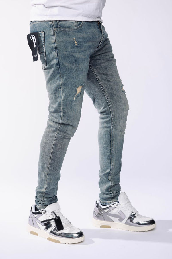 Pali Oil Blue Wash Jeans (PL001)