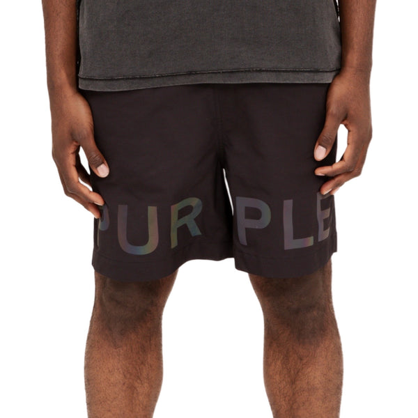 Purple Brand Nylon All Round Black Short