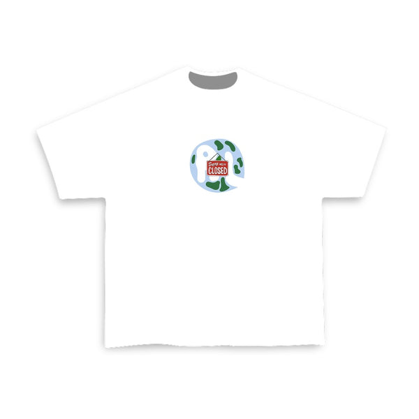 Red Letters “Sorry We’re Closed” Tee